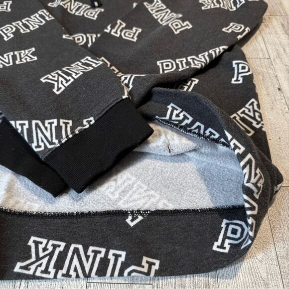 VS Pink, Retro, Sherpa Lined, Pullover Logo Hoodie - Picture 8 of 15